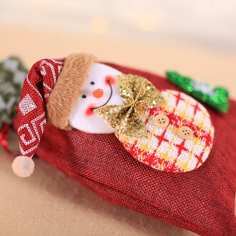 Bolsas de regalo decorativas de Navidad Rojo big image 1