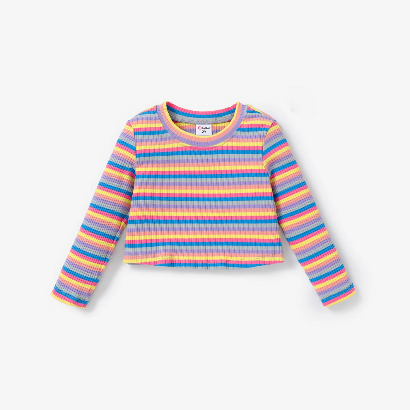 Toddler Girl Double-Breasted Grid Coat/Sweet Stripe Design Animal Butterfly Tee Multi-color