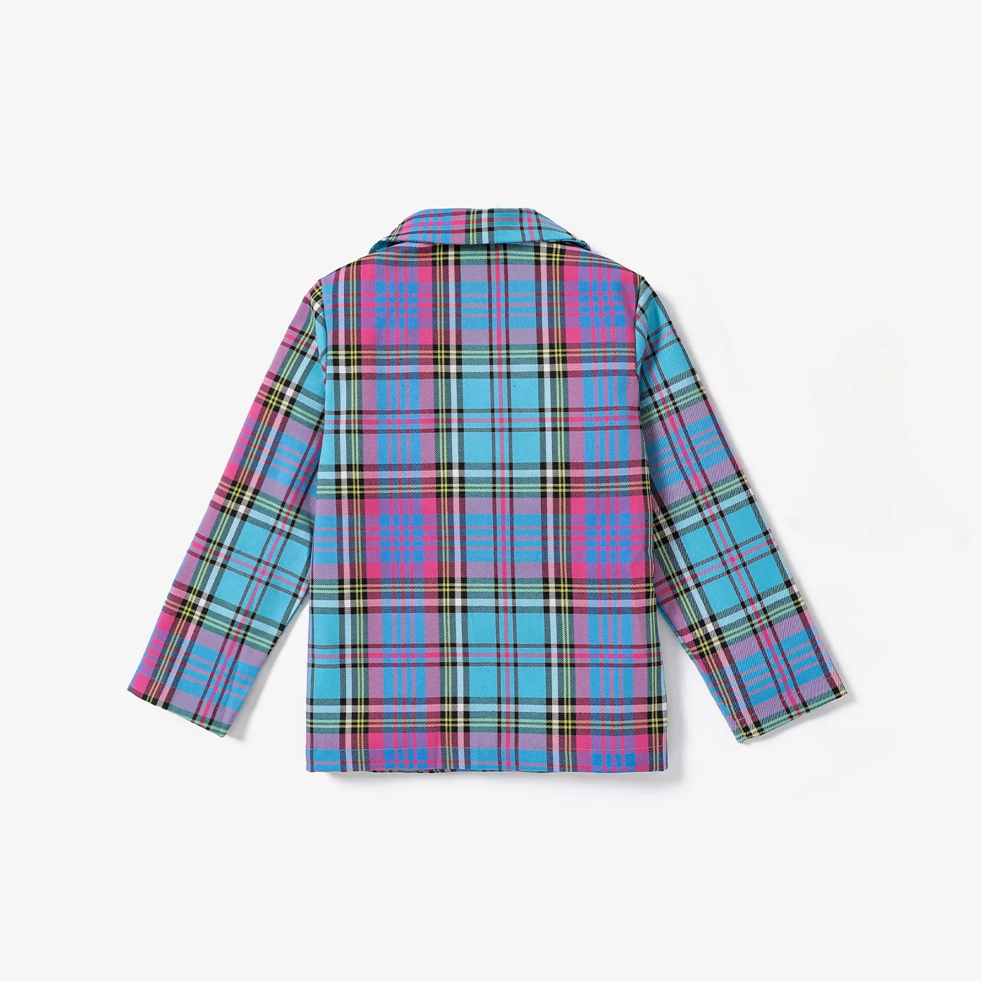 Kid Girl Sweet Butterfly T-shirt / Double-Breasted Houndstooth Jacket/ Avant-garde Grid/Houndstooth Skirt   image 5