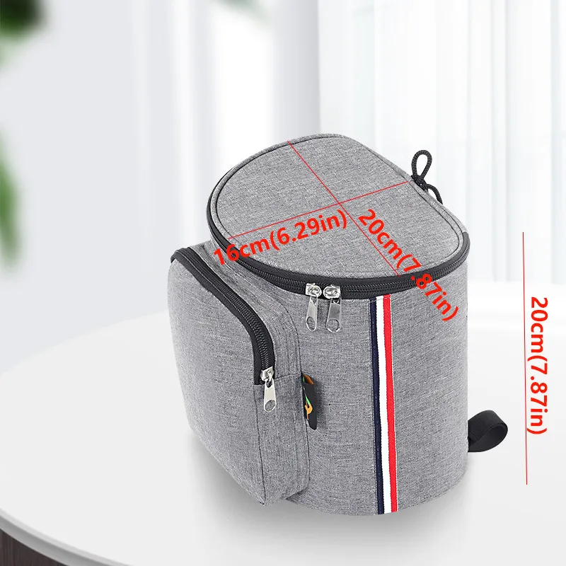 Stroller Hanging Bag with Thick and Three-dimensional Storage Basket  Grey big image 1