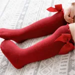 Bow mid-calf socks available in 6 colors for Baby/toddler   image 2
