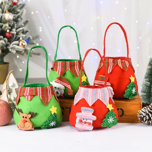  Christmas necessary gift bags, candy bags, apple bags, tote bags for Children/adults