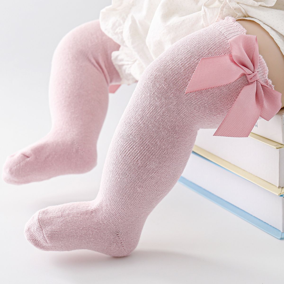 Bow Mid-calf Socks Available In 6 Colors For Baby/toddler