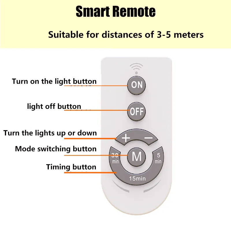 Creative Rechargeable Teddy Bear LED Night Light with Remote Control for Bedroom  image 2