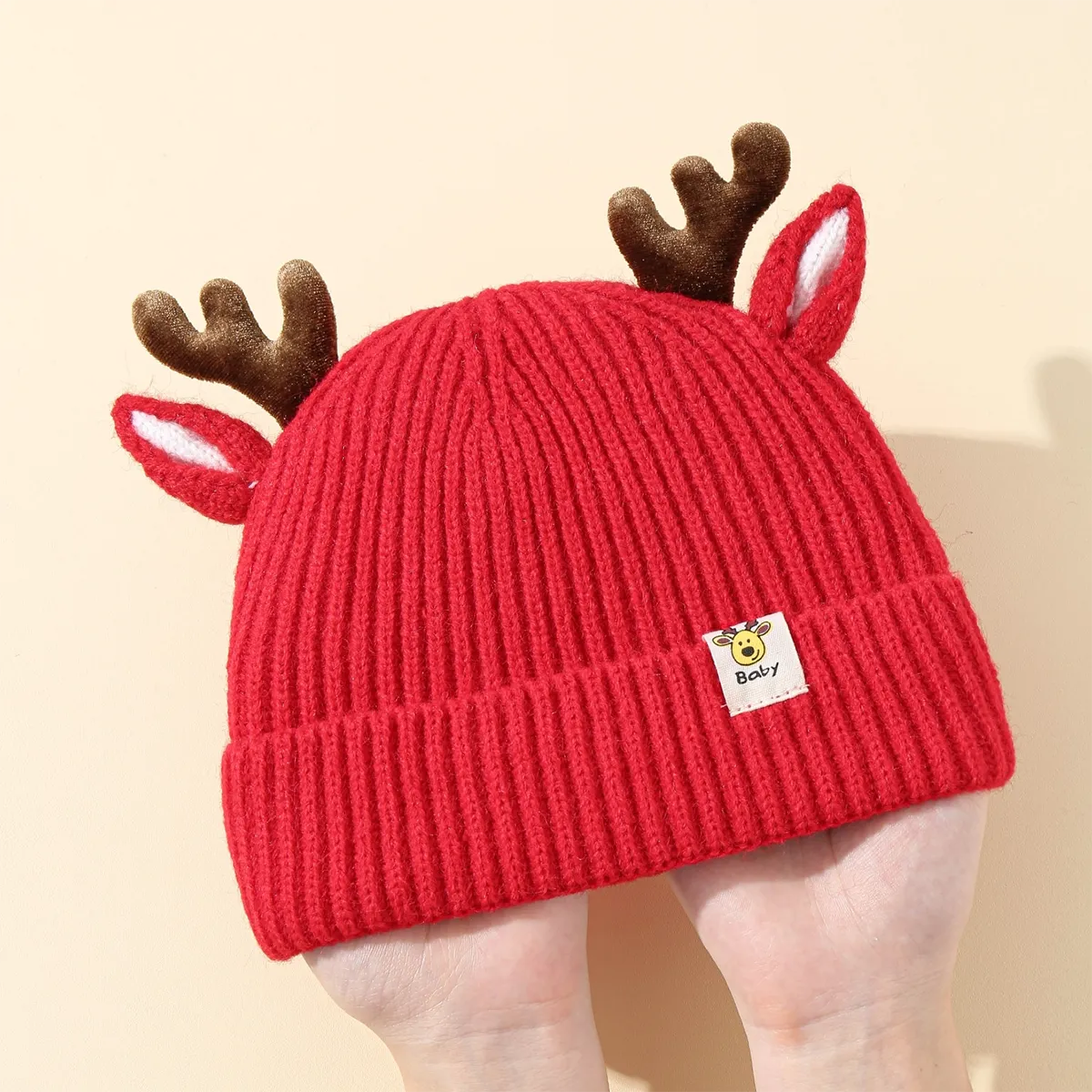 Children's Christmas Little Deer Knitting Hat  image 3
