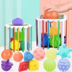 Rainbow Stacking Toy Set for Infant's Early Learning  image 4
