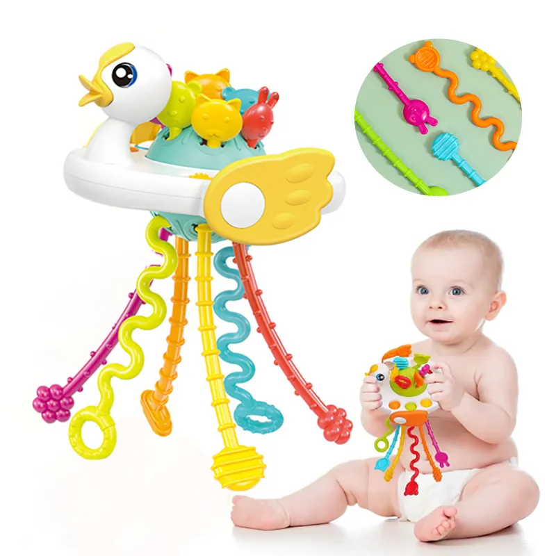 Animal-themed Finger Pull and Chew Toy.