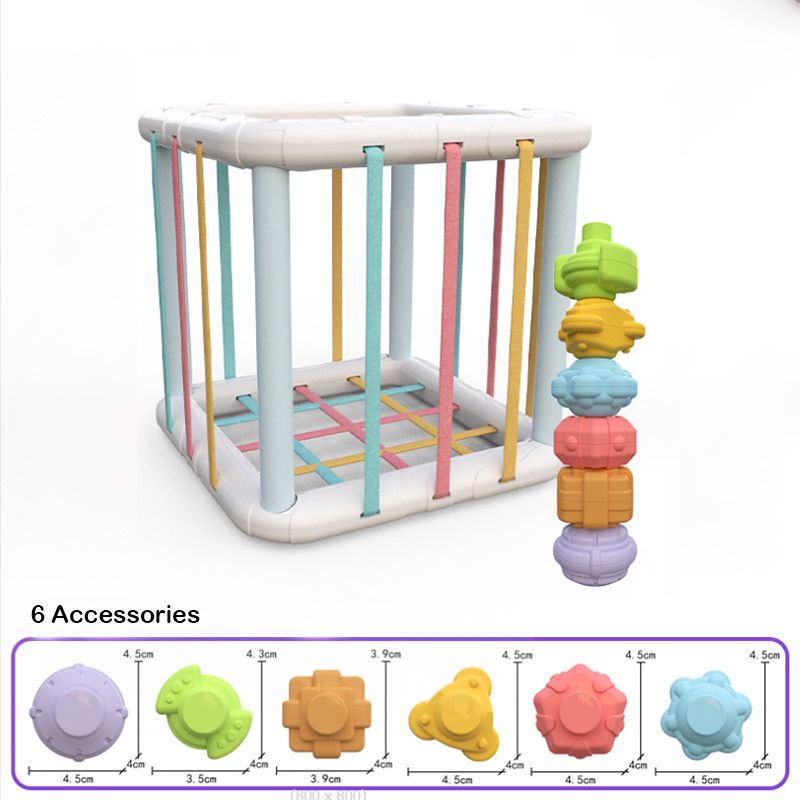 Rainbow Stacking Toy Set For Infant's Early Learning