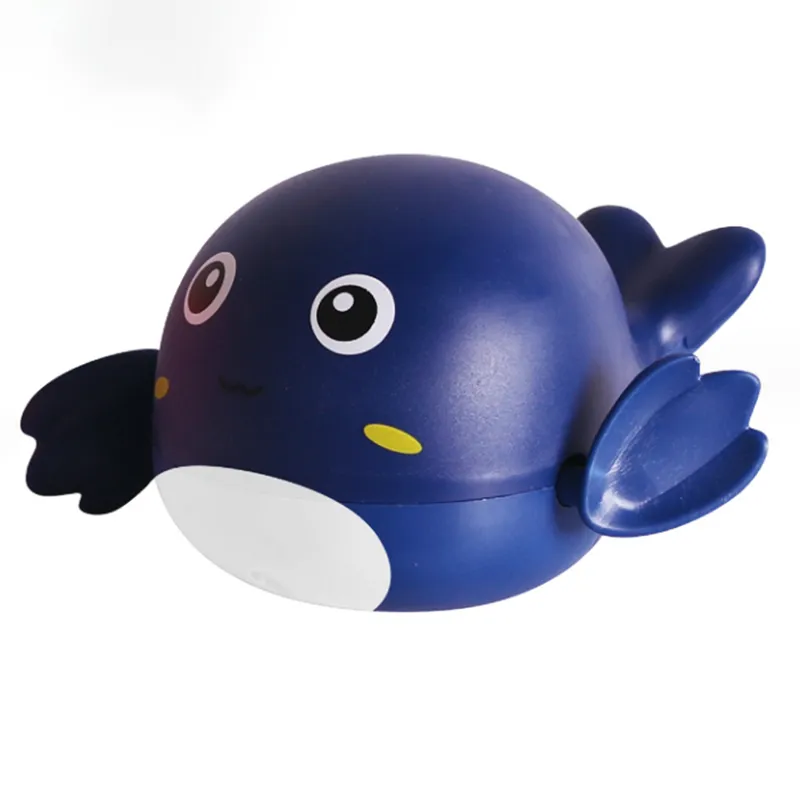 Baby Bathroom Bath Rotating Water Toy Deep Blue