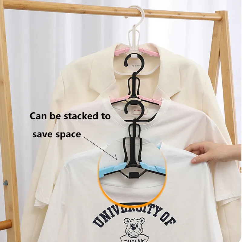 Multi-functional Foldable Magic Hanger Blue image 2