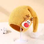 Baby/toddler Childlike Christmas knitted hat Yellow