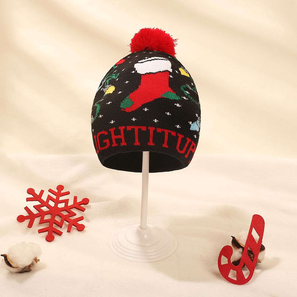 Baby/toddler Childlike Casual Christmas Knitted Hat