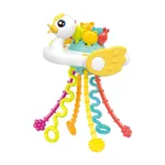 Animal-themed Finger Pull and Chew Toy. White