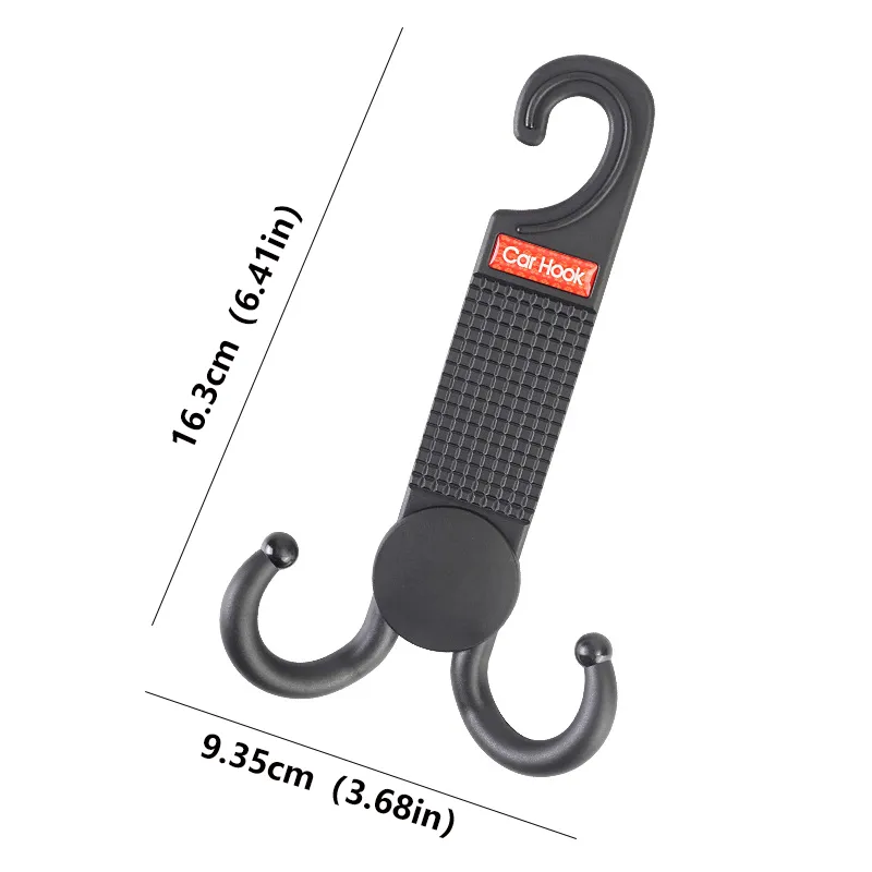 2 Pack Hidden Multifunctional Creative Hooks for Car Seats  big image 1