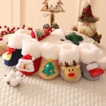 Baby's Christmas Socks, Winter Warm Thickened Coral Velvet Floor Socks Khaki image 4