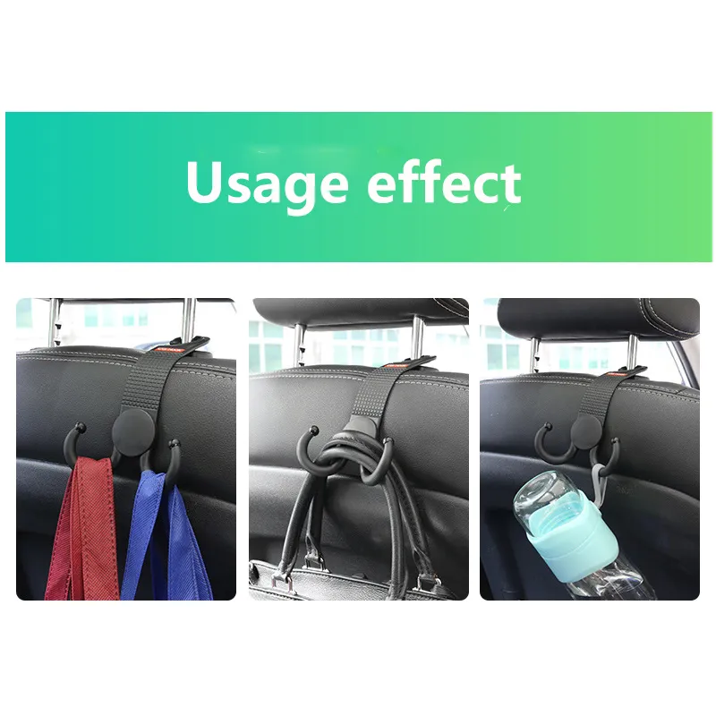 2 Pack Hidden Multifunctional Creative Hooks for Car Seats  image 3