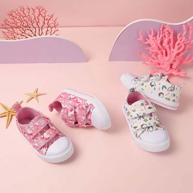 Toddler & Kids Girl's Childlike Cartoon Animal Unicorn & Stars Print Casual Shoes  image 2
