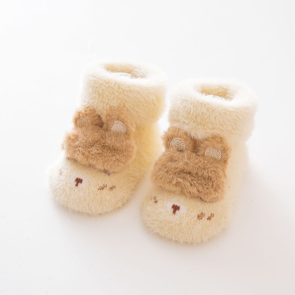 

Baby's velvet warm cartoon doll dot socks