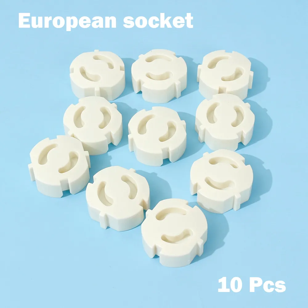Packs De 10 Couvercles De Prise Européens Avec Fonctions De Sécurité électrique