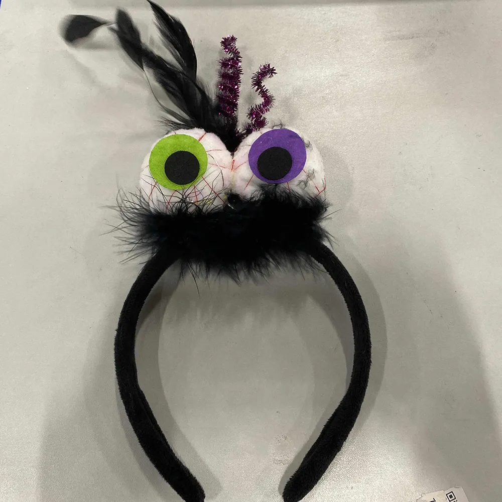 Children's Halloween Devil Big Eyes Glow In The Dark Headband Accessories