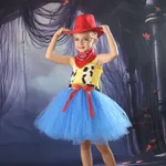 3PCS Toddler/Kid Girls Cowgirl Costume Set  image 5