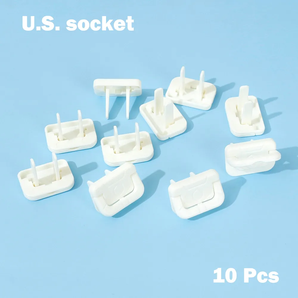 10-pack European Socket Covers with Electrical Safety Features Color-D