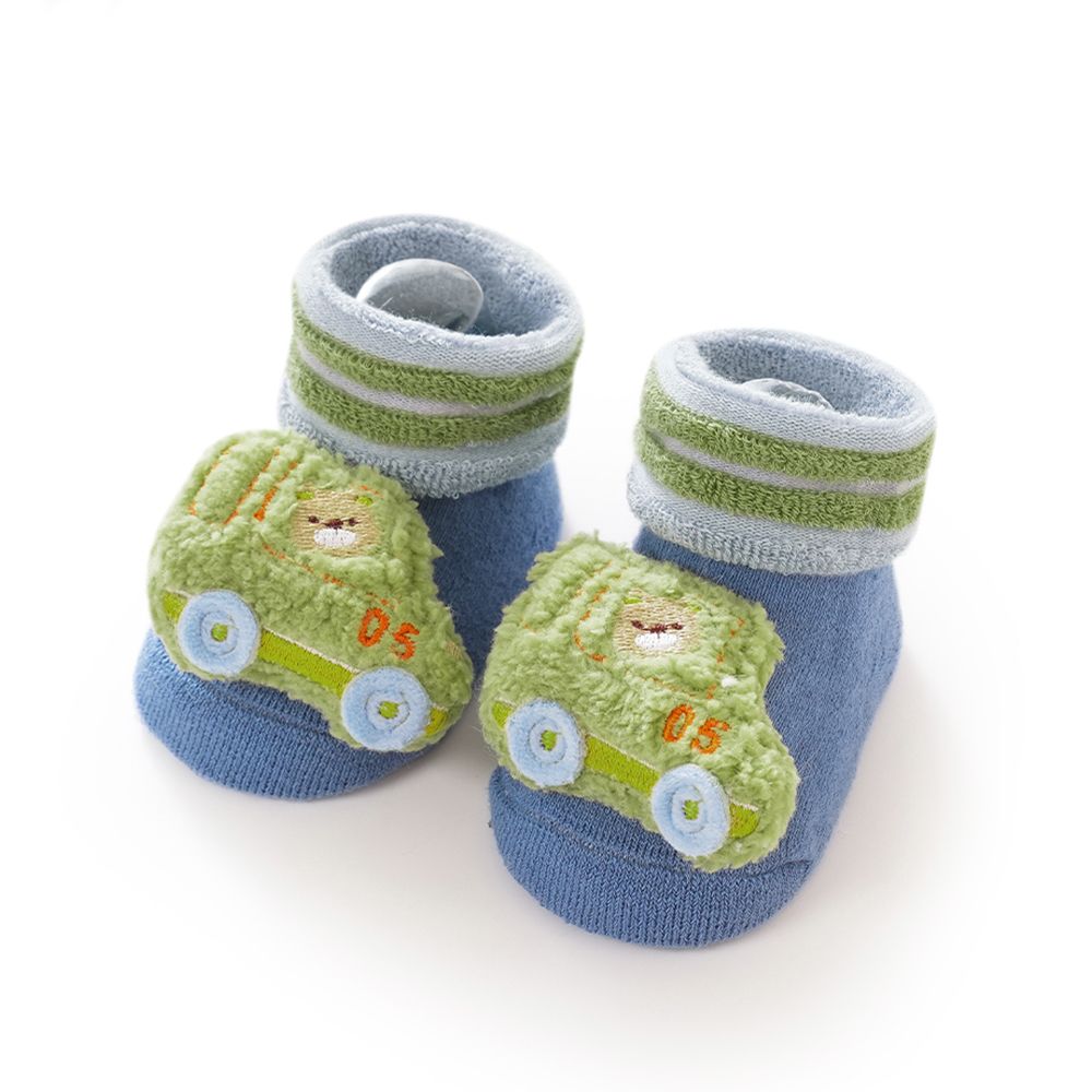 Baby's 'Cute car doll dotted terry floor socks