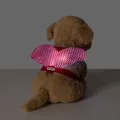 Go-Glow Illuminating Pet Harness Light Up Wings for Small Medium Pets Including Controller (Built-In Battery) Red image 1