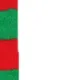 Eltern-Kind-Stil Schleifenknoten Pelzball Weihnachtsstrümpfe grün / weiß / rot