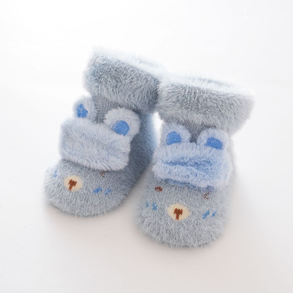 Baby's Velvet Warm Cartoon Doll Dot Socks