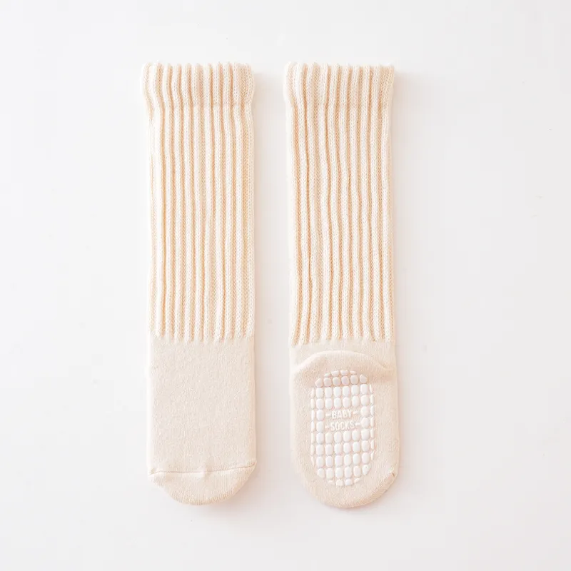 Baby/toddler Classic striped thickened warm stockings Apricot