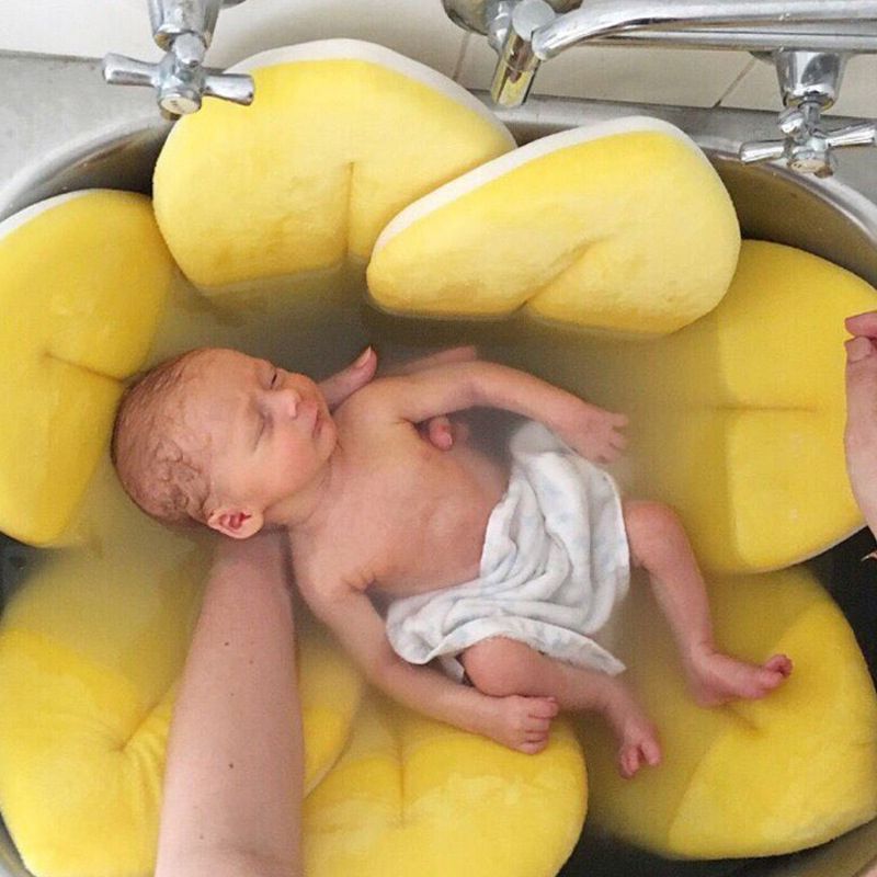 Cute Cartoon Bath Cushion For Baby's Safe Bathing Experience