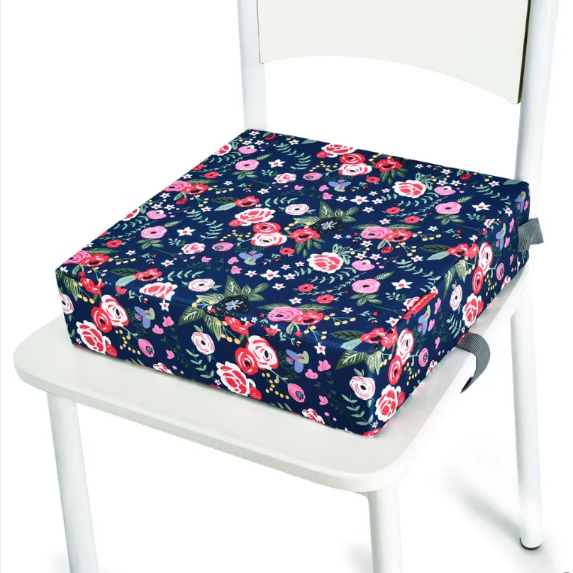 Kid Booster Seat Cushion - Infant High Chair Cushion for Feeding and Dining Red