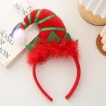 Toddler/kids/adult likes Christmas Glow Shiny Headband Red