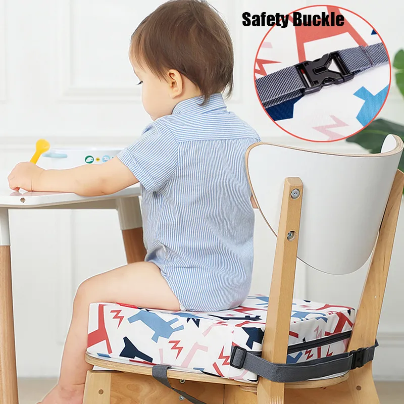 Kid Booster Seat Cushion - Infant High Chair Cushion for Feeding and Dining White image 6
