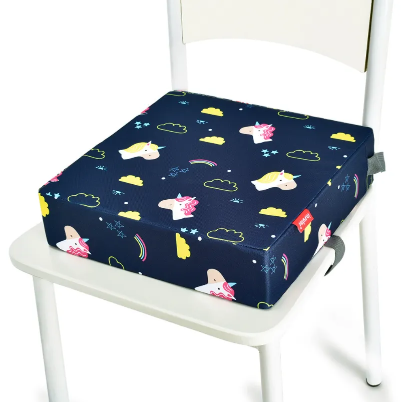 Kid Booster Seat Cushion - Infant High Chair Cushion for Feeding and Dining Yellow
