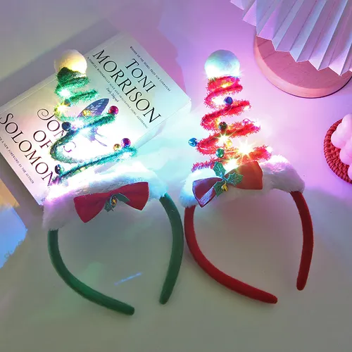 Children expected Christmas Spring Hat LED glow Headband