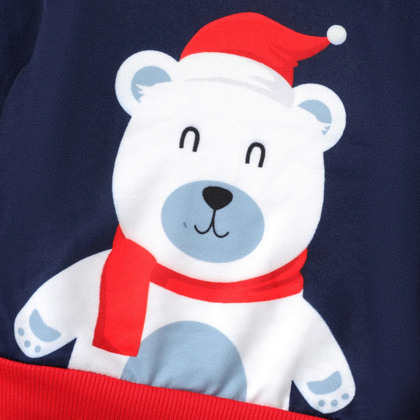  3PCS Baby Boy Christmas Childlikeex Pullover Sweater/Pant/ Hat Set Dark Blue image 4