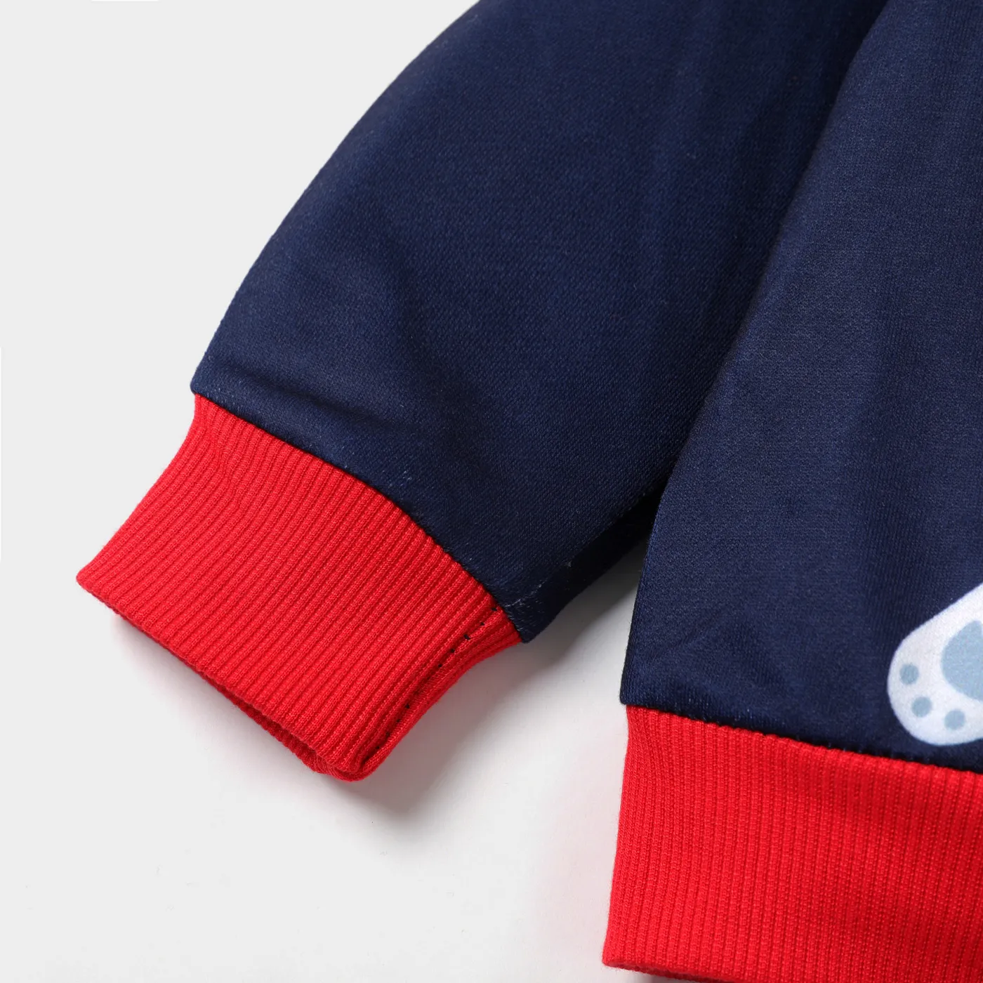  3PCS Baby Boy Christmas Childlikeex Pullover Sweater/Pant/ Hat Set Dark Blue image 5