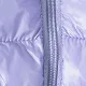 Kid Boy/Kid Girl Lightweight Zipper Solid Hooded Coat Light Purple