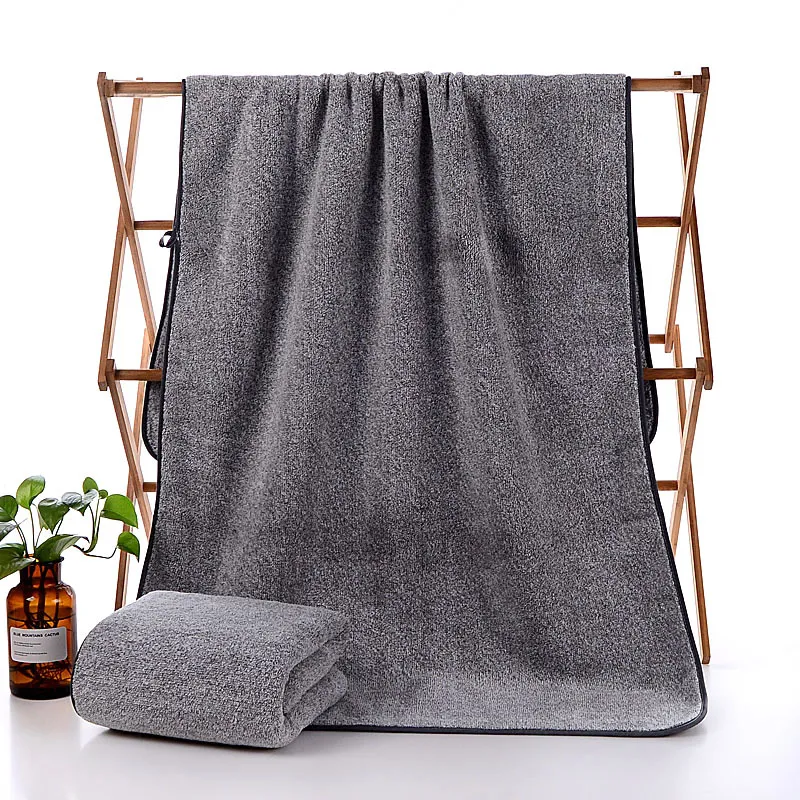 Baby Bamboo Charcoal Fiber Plush Warm and Cozy Blankets Grey image 2