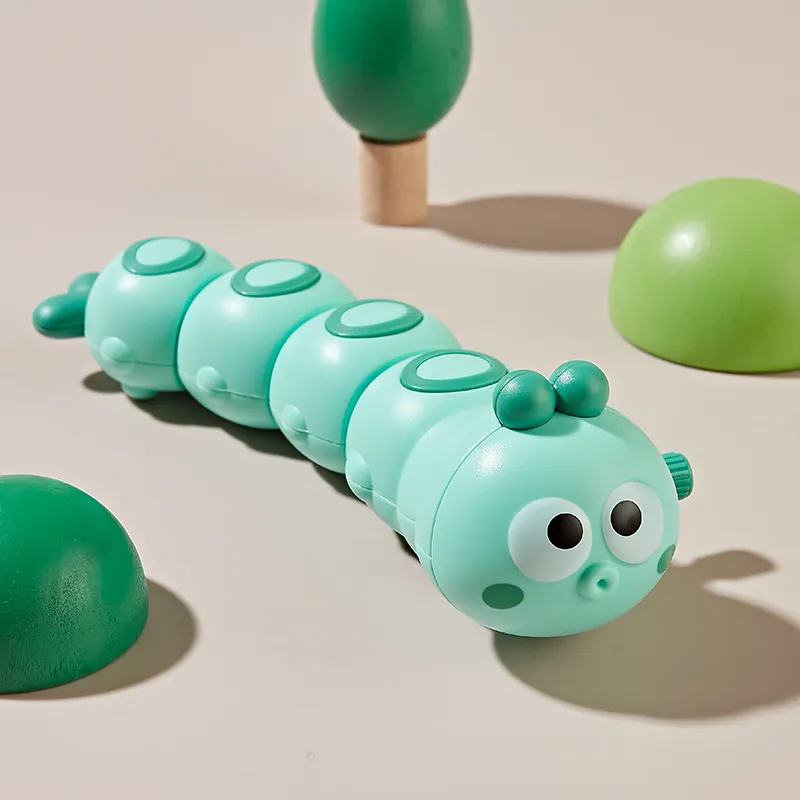 Fuzzy Caterpillar Children's Toy: Wind-Up, Parent-Child Interactive, Cute And Fun Mini Toy