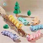 Fuzzy Caterpillar Children's Toy: Wind-Up, Parent-Child Interactive, Cute and Fun Mini Toy  image 4