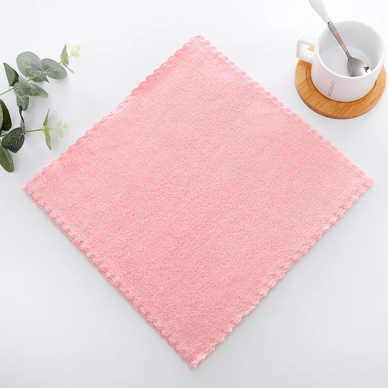 3pcs Baby Washcloths Microfiber Coral Fleece Extra Absorbent And Soft