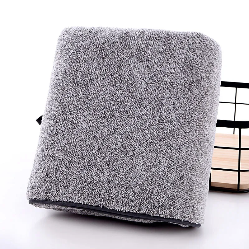 Baby Bamboo Charcoal Fiber Plush Warm and Cozy Blankets Grey big image 1