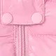 嬰兒/蹣跚學步的時尚 3d 耳朵印花純色連帽外套 粉色