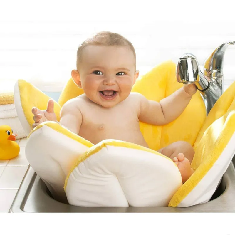 Cute Cartoon Bath Cushion for Baby's Safe Bathing Experience