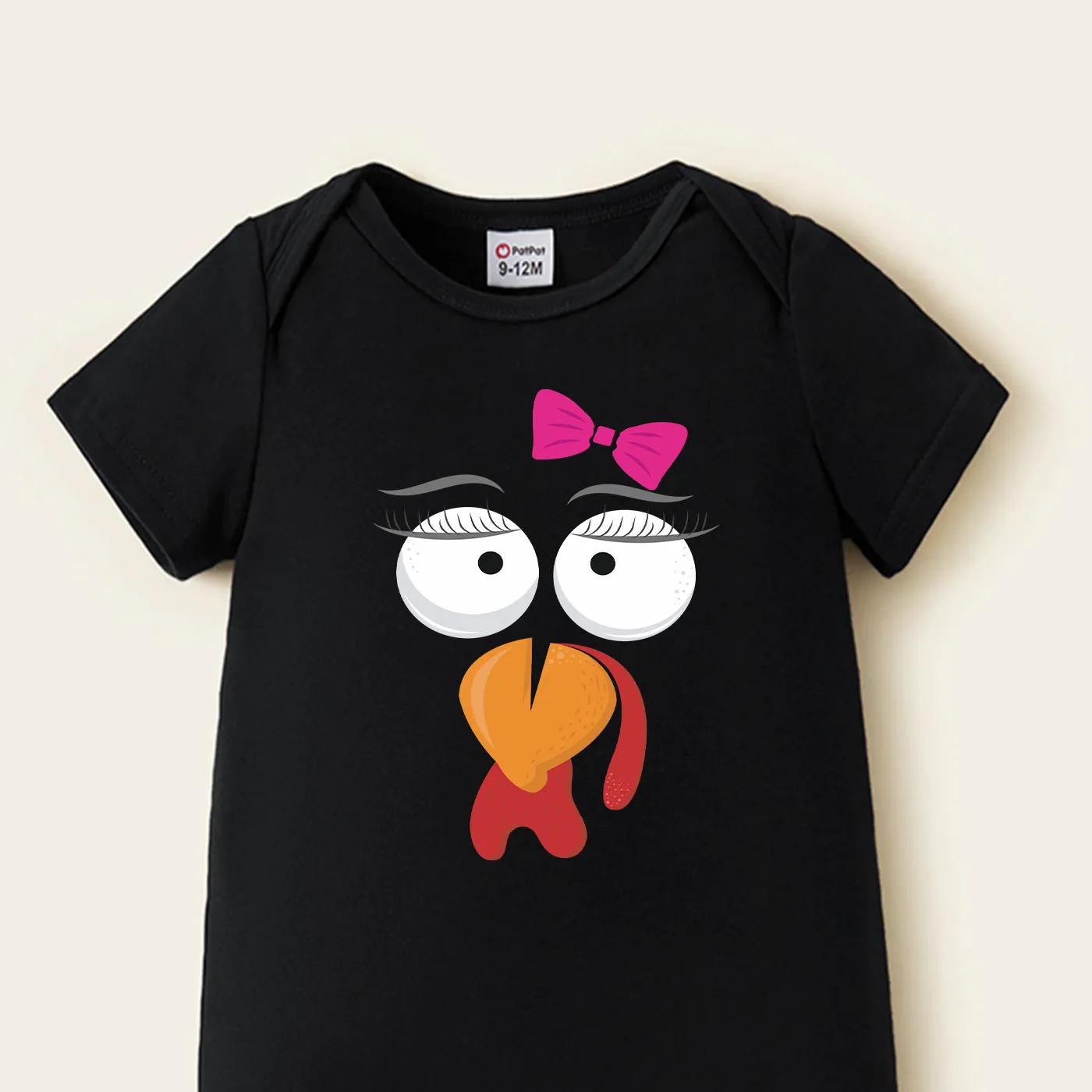Look de família Dia de Ação de Graças Manga comprida Conjuntos de roupa para a família Tops  image 3