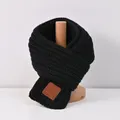 Basic thickened Warm knitted scarf for Toddler/kids/adult  image 1