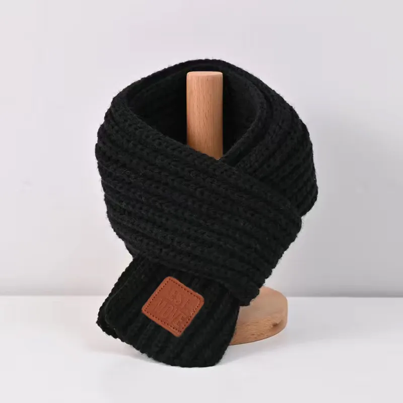 Basic thickened Warm knitted scarf for Toddler/kids/adult  big image 1